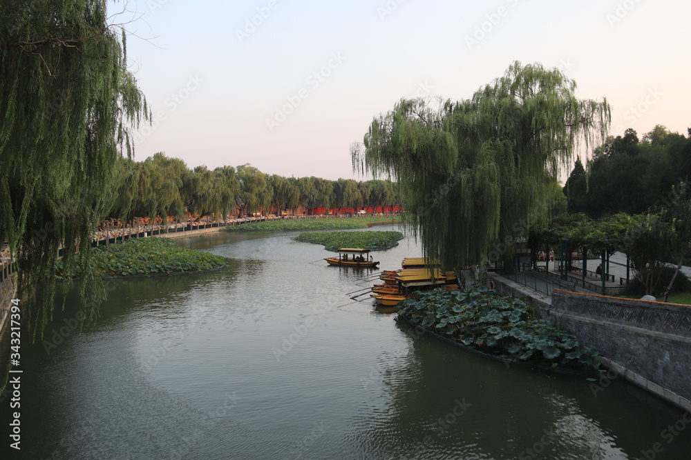Parc Beihai à Pékin, Chine	