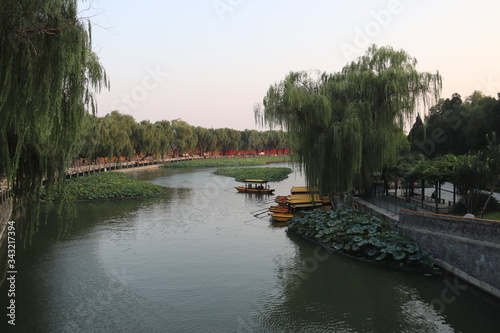 Parc Beihai à Pékin, Chine 