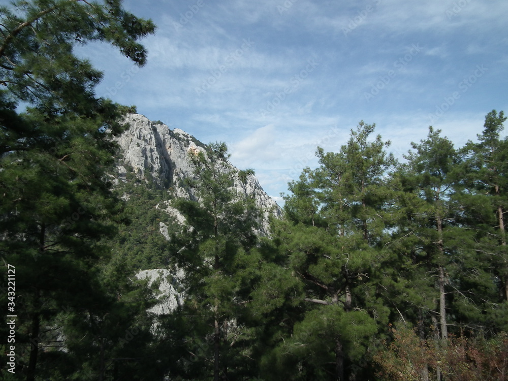 no editing Turkey Kemer autumn 2011 forested mountains day beautiful