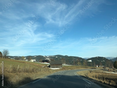 Autofahrt in Norwegen