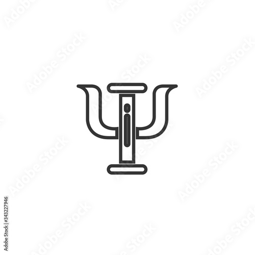 candle holder icon vector illustration design