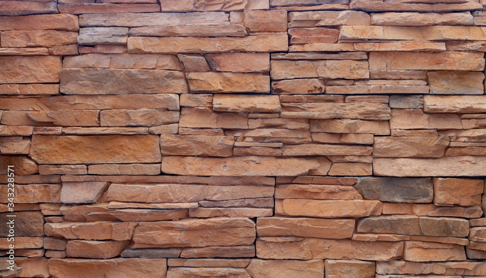 Brick decorative wall in the solon of the apartment.