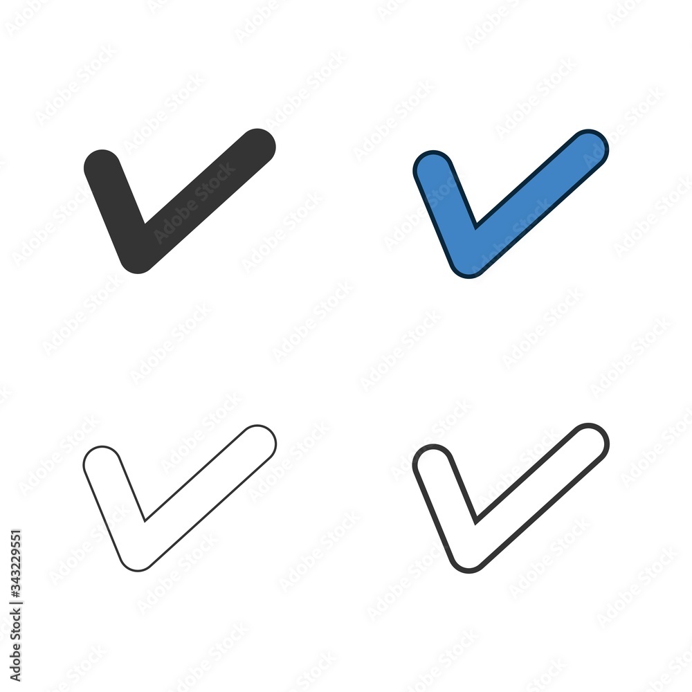 check mark icon vector illustration design check mark icon vector illustration design