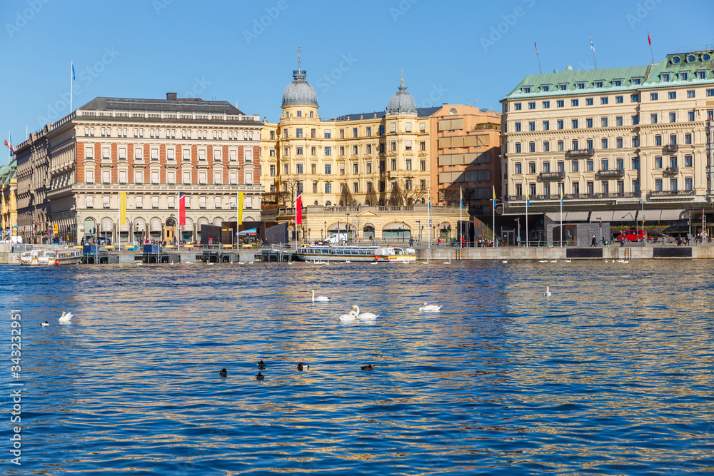 Stockholm, view of the waterfront