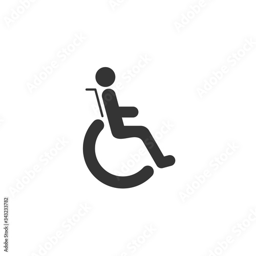 handicap icon vector illustration design