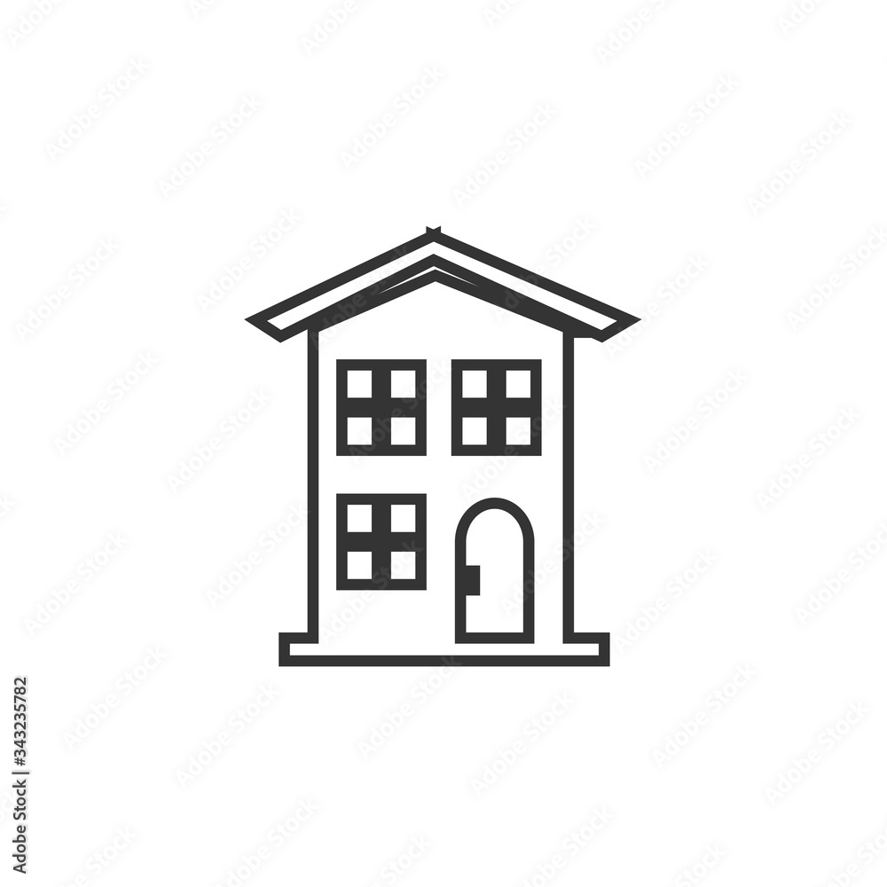 story house icon vector illustration design