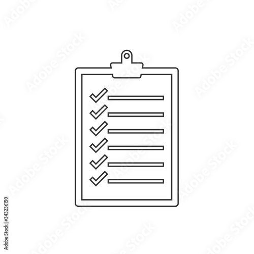 checklist icon vector illustration design