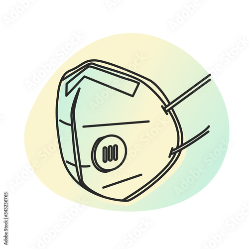 Respiratory Protective Mask - KN95 - Icon