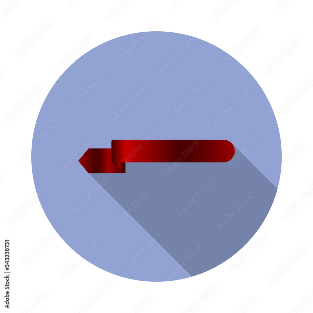 ribbons, red, sash long shadow icon. Simple color vector of Ribbons icons for ui and ux, website or mobile application ribbons, red, sash long shadow icon. Simple color vector of Ribbons icons for ui and ux, website or mobile application