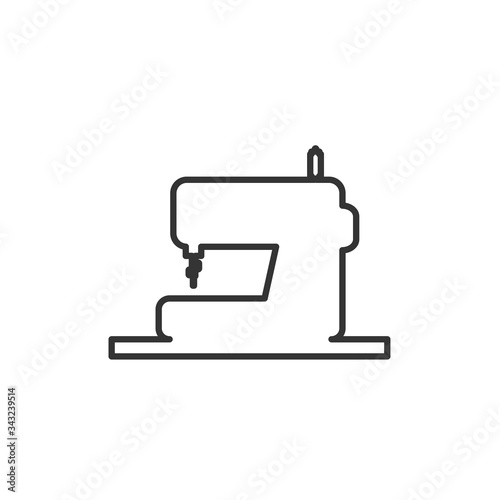 sewing machine tailor icon vector illustration design