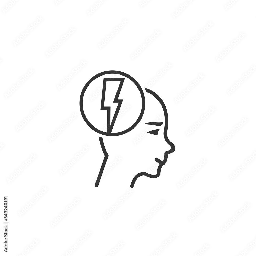 brain shock icon vector illustration design brain shock icon vector illustration design