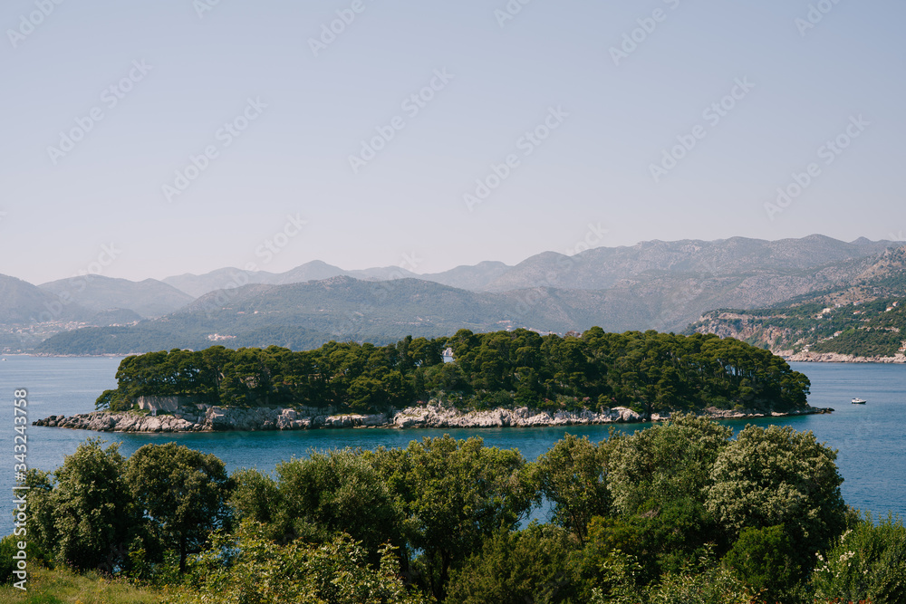 Daksa is a small uninhabited island in the Croatian part of the Adriatic Sea, one of the Elafite Islands. Located at the entrance to Dubrovnitsky Bay opposite the Dubrovnik-Gruzh district.