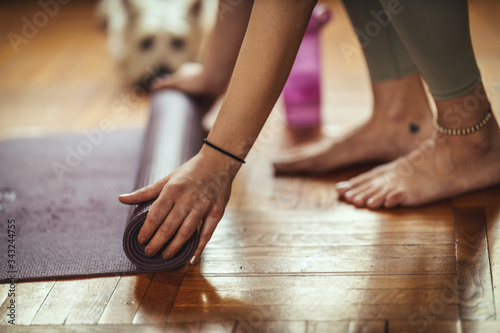 Yoga - Part Of Her Daily Routine
