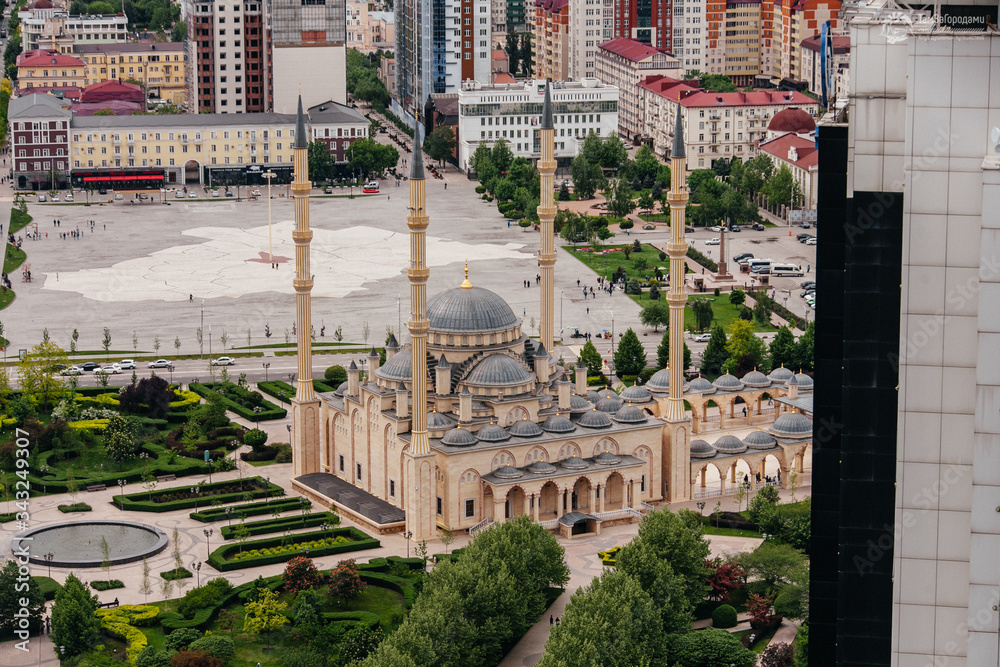 Fototapeta premium the mosque in Grozny