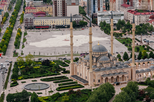 the mosque in Grozny