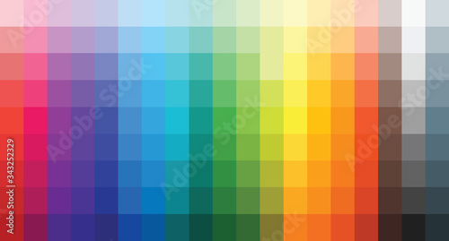 colour set palette vector illustration