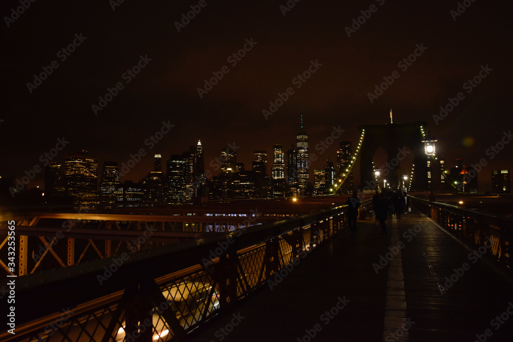 Fototapeta premium New York City Skyline at night 