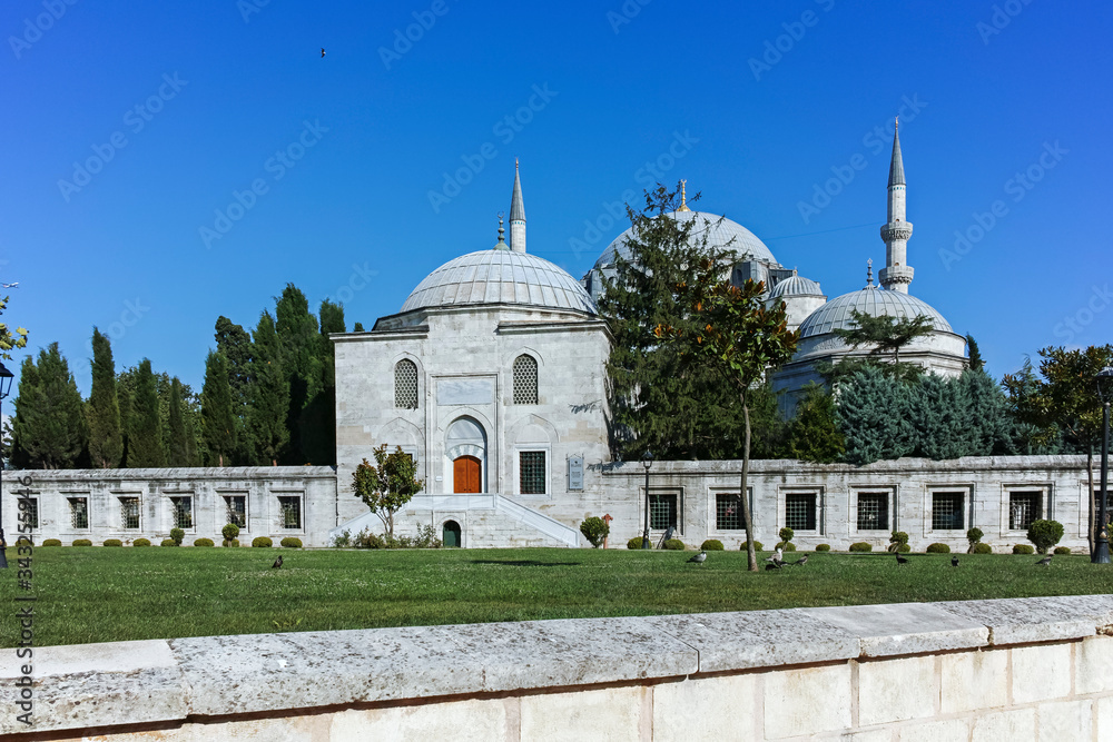 Fototapeta premium Suleymaniye Mosque in city of Istanbul, Turkey