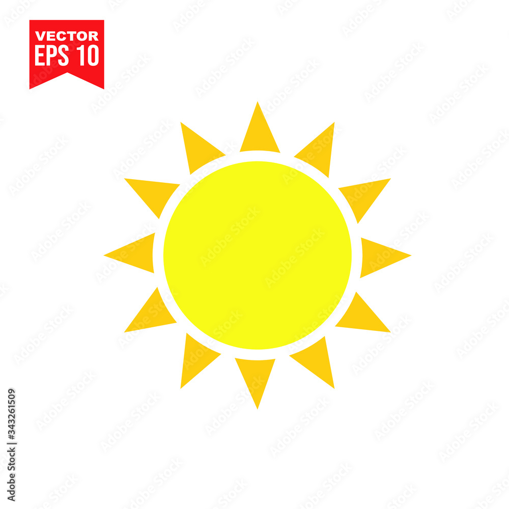 sun vector illustration Icon symbol Flat vector illustration for graphic and web design.
sun vector illustration Icon symbol Flat vector illustration for graphic and web design.