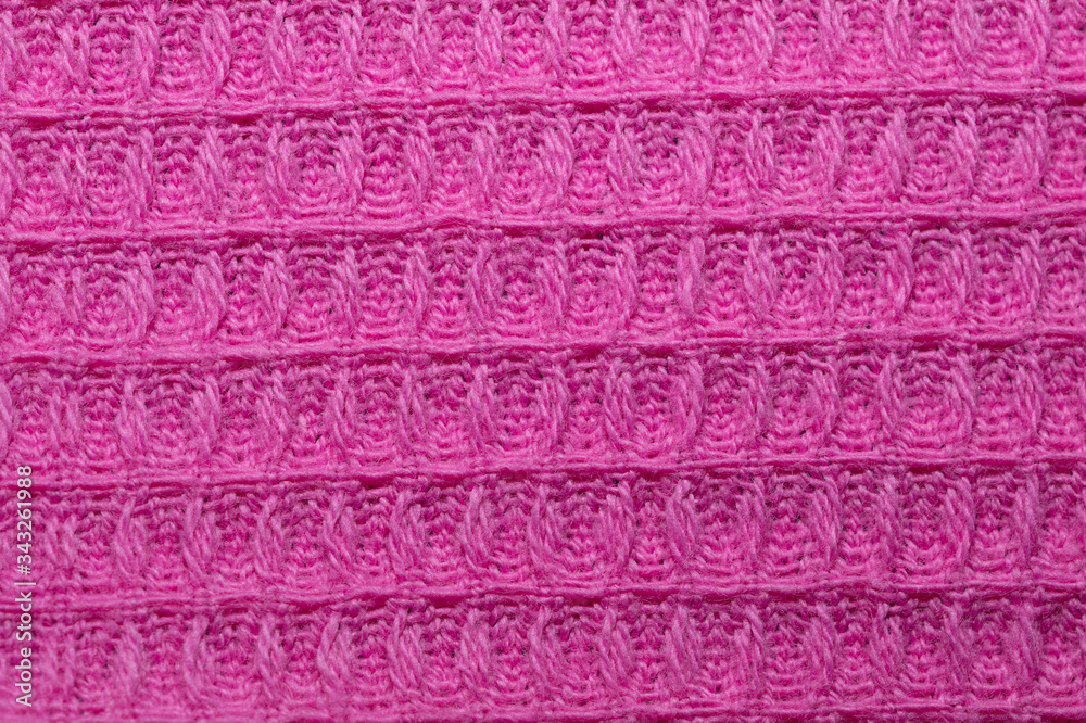 Fabric texture close up. textile background. knitted pattern. woven material