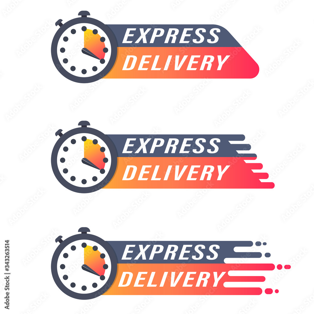Timer, clock, stopwatch isolated set icons. Label cooking time. Vector illustration. EPS 10
