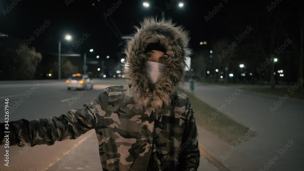 the guy in the mask calls a taxi the guy in the mask calls a taxi