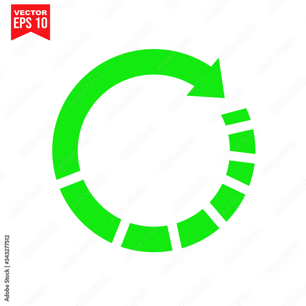 arrows cycle Icon symbol Flat vector illustration for graphic and web design. arrows cycle Icon symbol Flat vector illustration for graphic and web design.