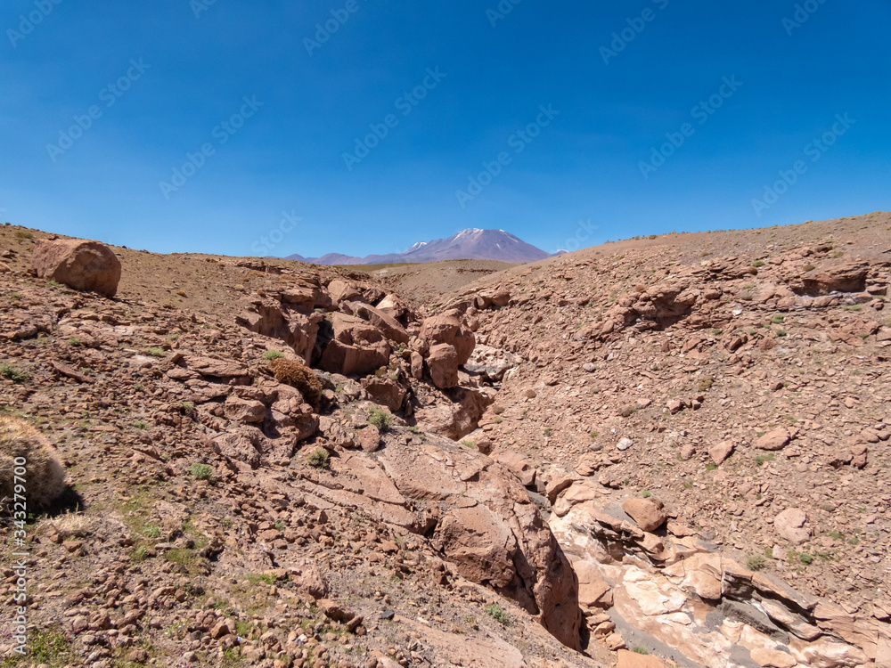Landscapes around the Valley of the Moon in San Pedro de Atacama