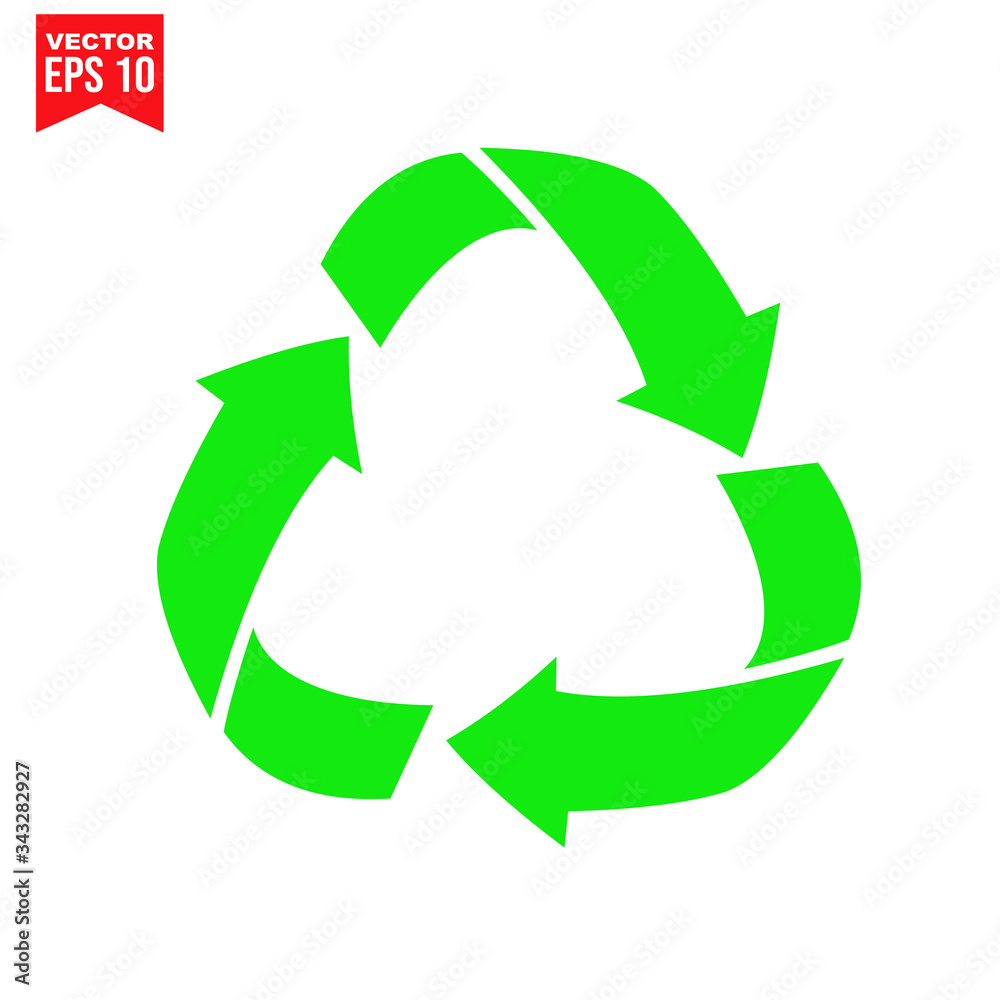 triangle arrow recycle Icon symbol Flat vector illustration for graphic and web design.
triangle arrow recycle Icon symbol Flat vector illustration for graphic and web design.