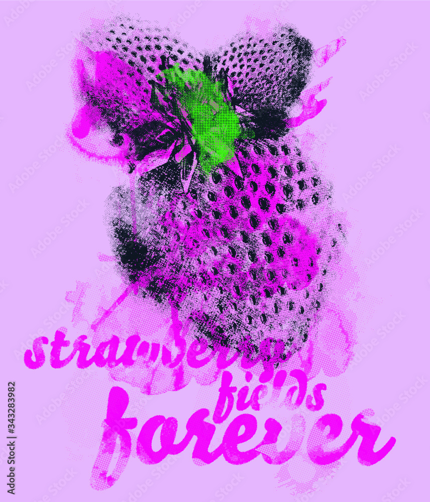 watercolor strawberry watercolor strawberry