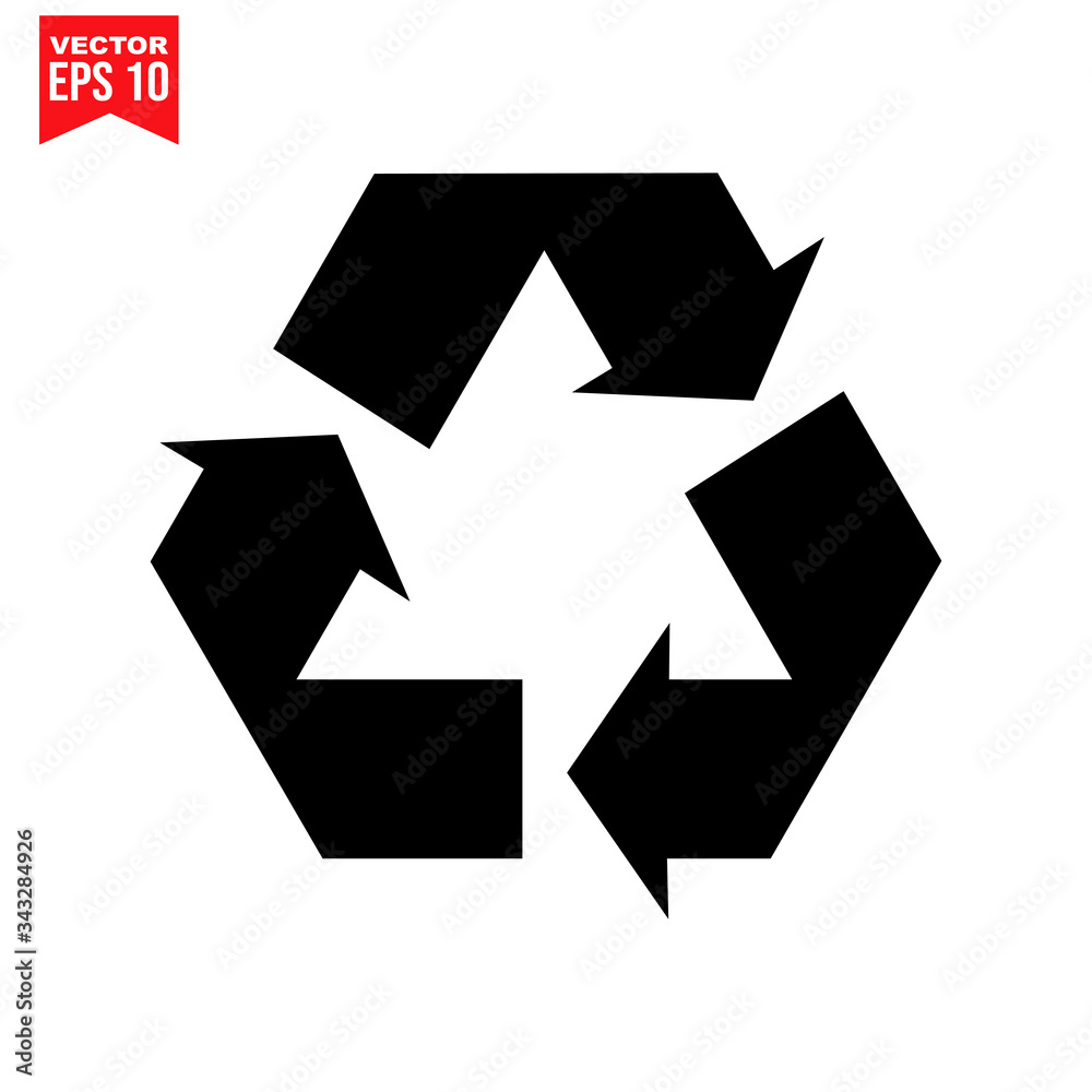 triangle arrow recycle Icon symbol Flat vector illustration for graphic and web design.
triangle arrow recycle Icon symbol Flat vector illustration for graphic and web design.