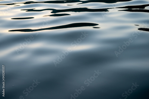 Water surface wave smooth feel soft for nature background and design Copy space.