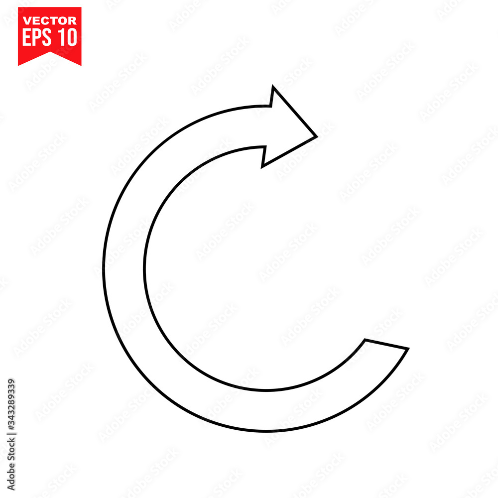 arrows cycle Icon symbol Flat vector illustration for graphic and web design.
arrows cycle Icon symbol Flat vector illustration for graphic and web design.