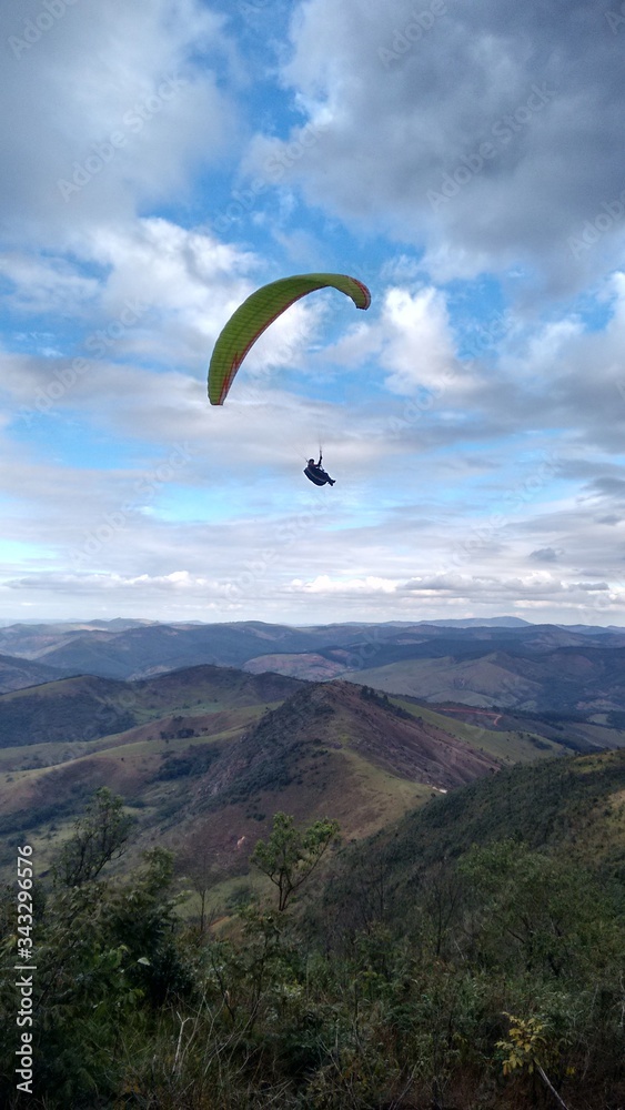 paraglider in the sky paraglider in the sky