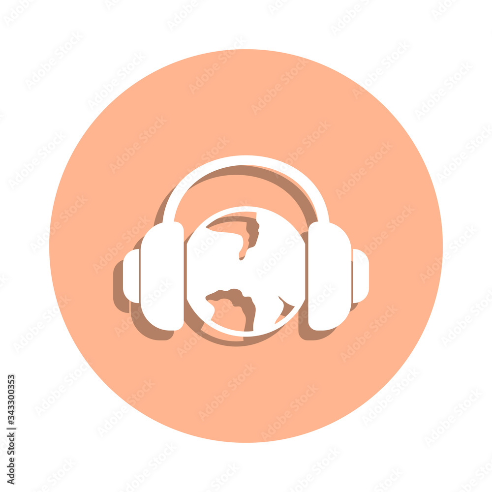 Fotografie World music badge icon
