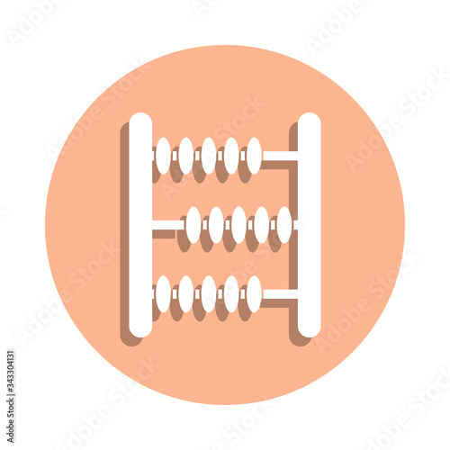 Total scores badge icon. Simple glyph, flat vector of university life icons for ui and ux, website or mobile application