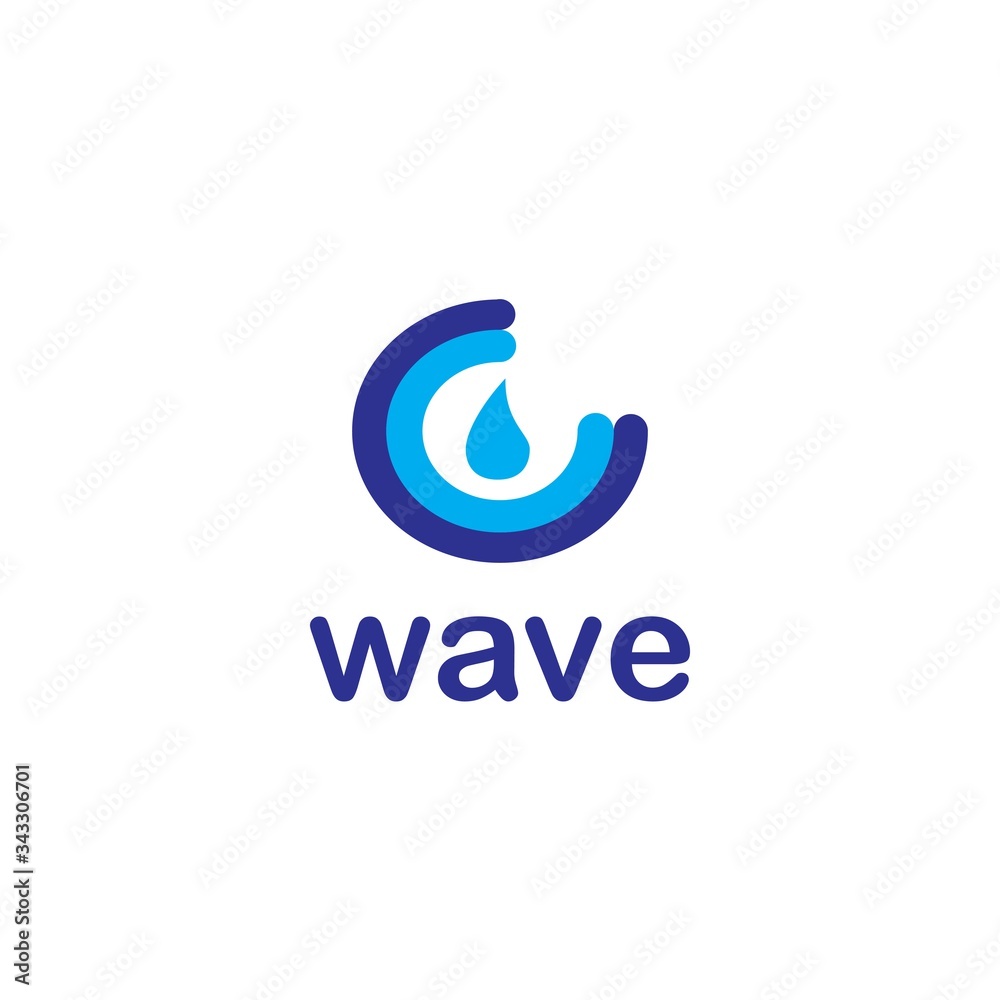 Wave Logo Vector and Symbol