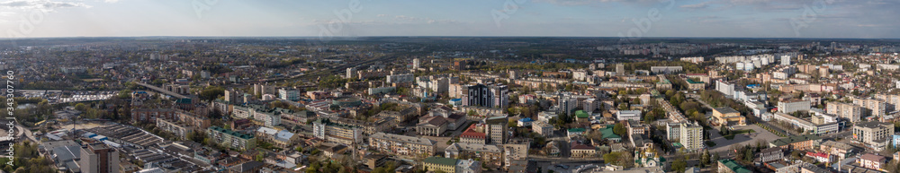 City of Rivne Ukraine panorama