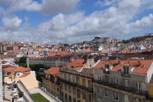 A view over Lisbon In Portugal