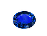 beautiful blue gemstone jewelry  isolated on white background