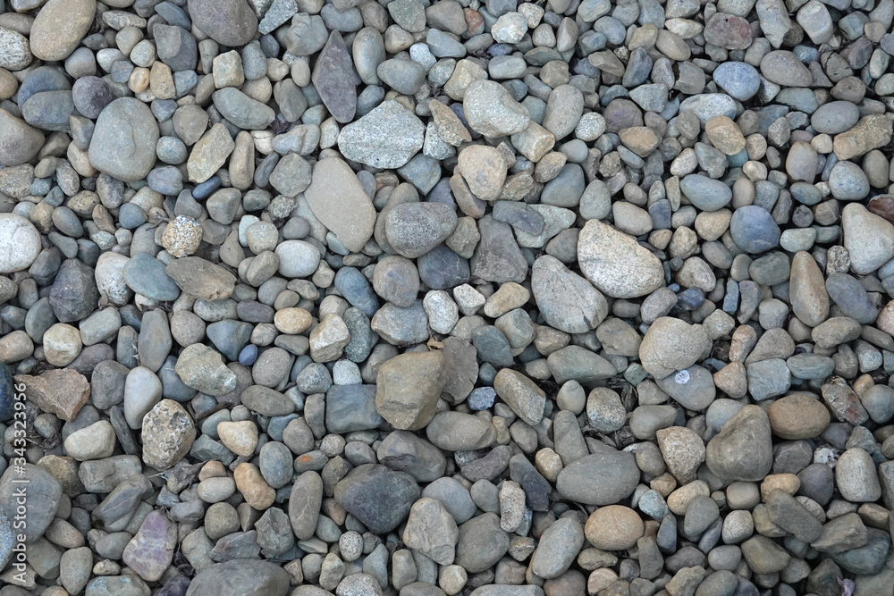 Closeup multicolored pebble stones background. Closeup multicolored pebble stones background.