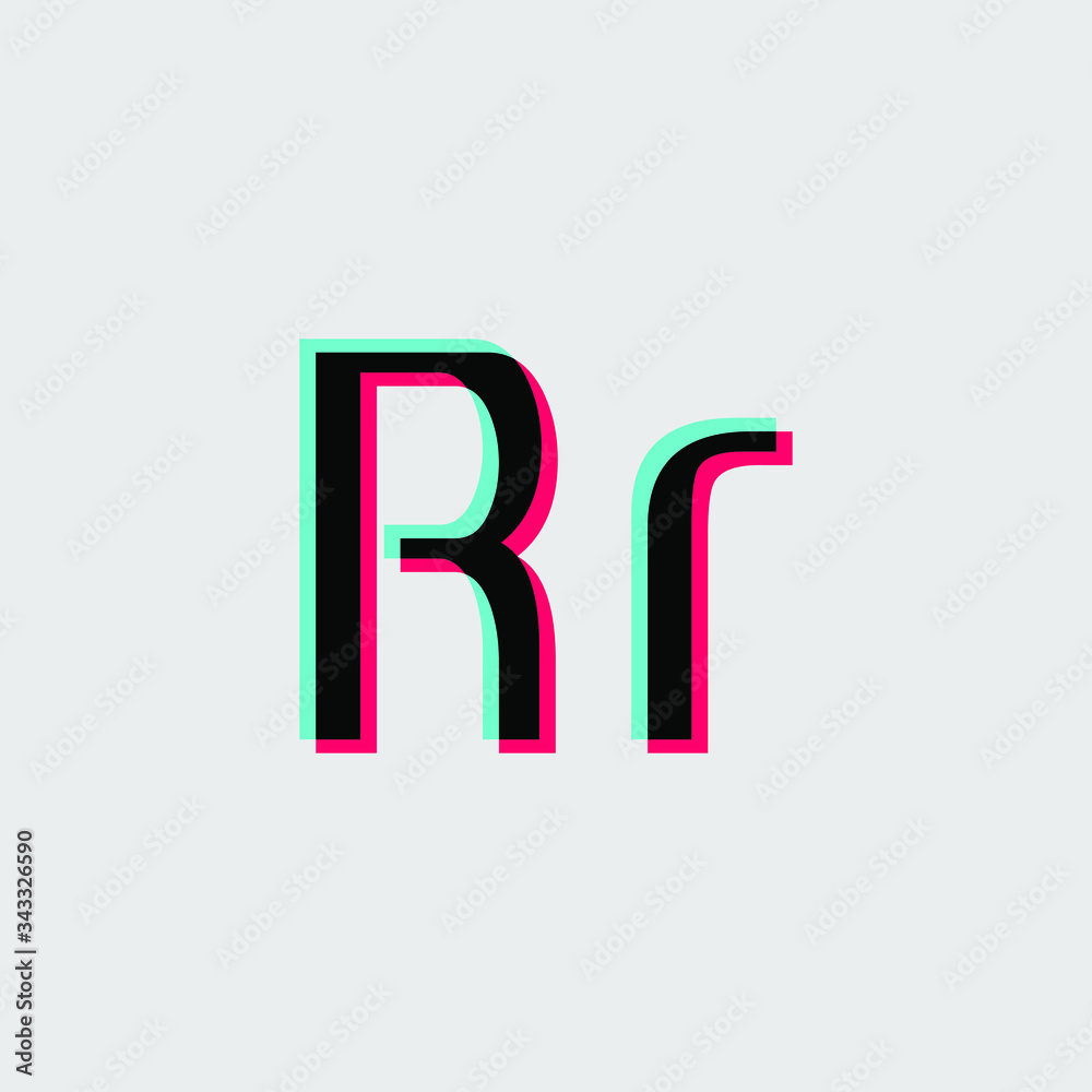 Obraz premium tiktok style font