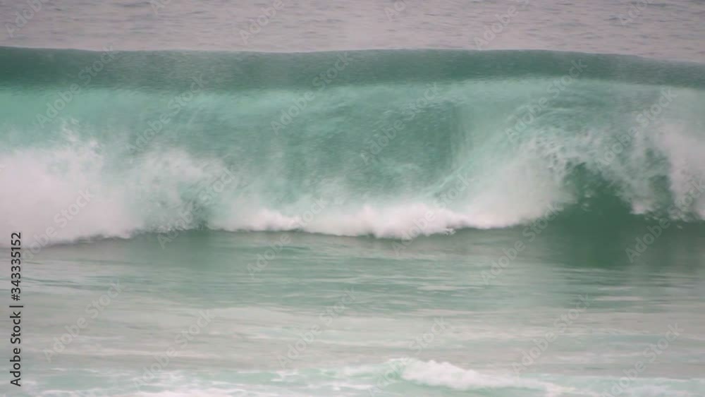 Waves in Nazare, Portugal. Waves in Nazare, Portugal.