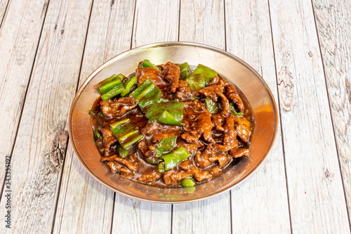 Beef dish with peppers