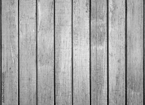 black and white old dirty wooden wall for background