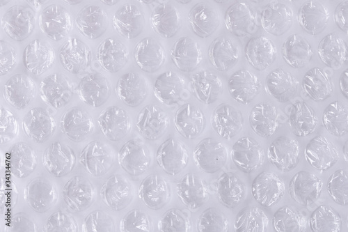 Abstract background made of plastic packaging. Abstract texture of polyethylene.