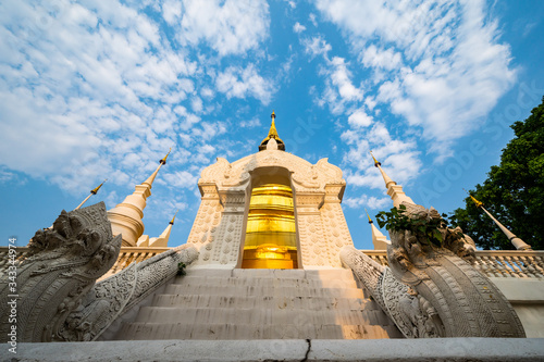 Wat Suan Dok or Buppharam Temple in Chiang Mai Province photo