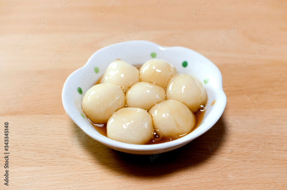 白玉団子のみたらし風 白玉団子のみたらし風