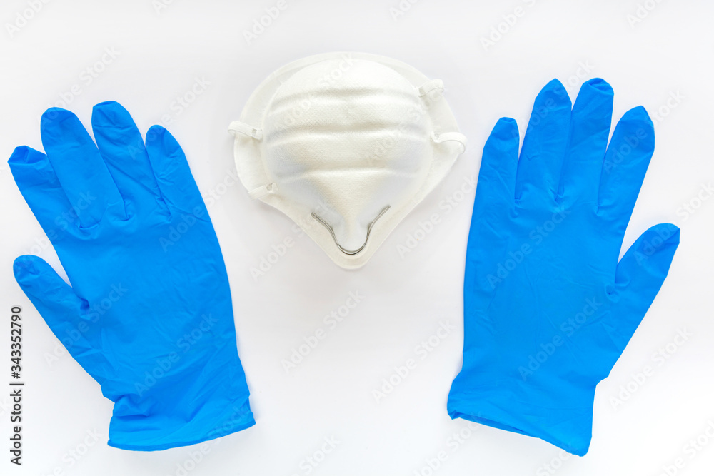 Obraz premium Coronavirus. Protective individual accessories during the epidemic.