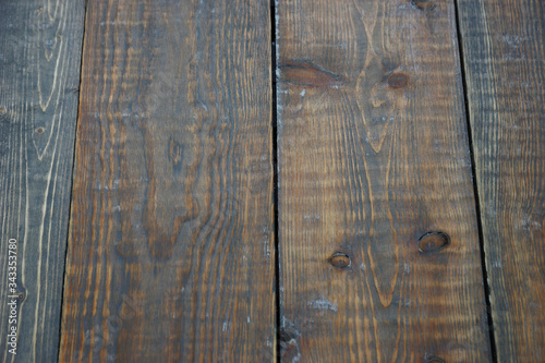 Old dark peeling textured wood background